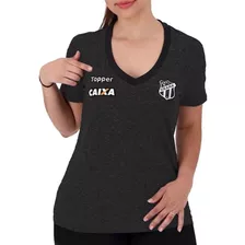 Camisa Ceará Concentração Atleta Feminina 2018 Topper + Nf