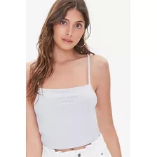 Camiseta Tipo Prili - Gris Con Bordado - Talle Xl-forever 21