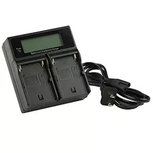 Ikan Dual Charger For Sony Bp U Style Battery Black