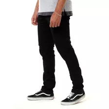 Calça Preta Masculina Jeans Com Lycra - Elastano Premium