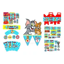 Kit Imprimible Tom & Jerry Fiesta Cumpleaños