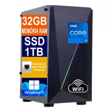 Pc Computador Intel I7 6700 / Ssd 1tb M2 / 32gb Memória Ddr4