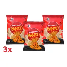 3 Farinha Panko Flocada Para Empanar Zenchi 1kg - T. Foods