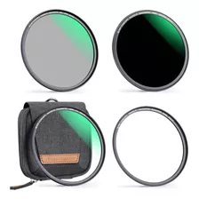 Kit Filtro P/lente 49mm Resistente Arañazos Hd +bolsa 4en2