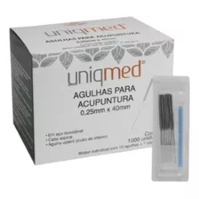 Agulha Para Acupuntura 25x40 C/ 1000 - Com Anvisa