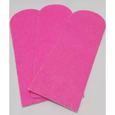 Lixa Descartável Para Pé Adesiva Auto Colante Rosa Pink 100u