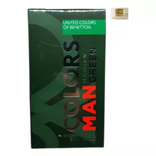Perfume Colors Man Green Benetton Edt 100ml - Selo Adipec 