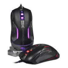 Mouse Gamer Laser Auroza Fps Ems669 Rgb 8200dpi - E Blue