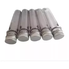 Tubos Ensayo Plastico 15 Cm Con Tapa Aluminiox 15 Unidades.