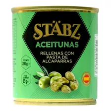 Aceitunas Rellenas Españolas Stabz Lata X 200 Grs