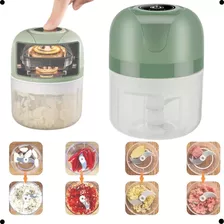 Mini Processador De Alimentos Elétrico P/ Alho Sem Fio 250ml