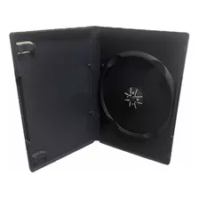 Estojo Box Porta Dvd Preto 10 Unidades - Envio Rápido