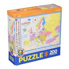 Rompecabezas Eurographics Eurhr Con Mapa De Europa, 200 Piez