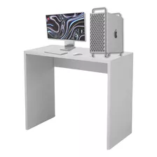 Escrivaninha Sem Gaveta Escritório Home Office Branco 90cm