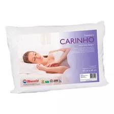 Kit 2 Travesseiros Macio Nao Alergico 65cm X 45cm Branco