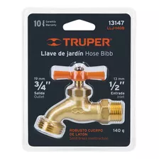 Llave Terminal Para Jardín, 1/2 En Blíster 13147 