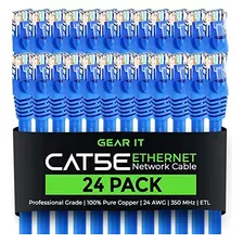 Cable De Conexión Ethernet Gearit Cat5e De 0,5 Pies, Paquete