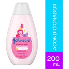 Acondicionador Johnsons Baby Gotas De Brillo Frasco X 200 Ml