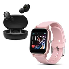 Smartwatch Reloj T98 Temperatura + Auriculares Bluetooth A6s