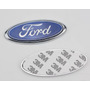 Logo Emblema Letras Cromadas Compatible Con Ford Ranger  Ford Mustang