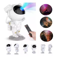 Luminária Astronauta Infantil Teto Projetor Universo Galáxia Cor Da Estrutura Branco 110v/220v