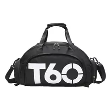 Bolsa Mala Mochila T60 Academia Bagagem Viagem Top Cor Preto