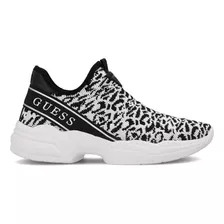 Tenis Guess Para Mujer Con Diseño Animal Print Sin Agujetas