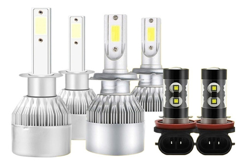 Kit De Focos H7 H11 Led De Luz Alta Y Baja Para Renault [u]