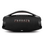 Caixa De Som Boombox Aiwa Aws-bbs-01b 200w Ip66 30hs De Bateria Preto 127/220v