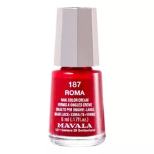 Esmalte De Uñas Mavala Mini, 5 Ml, 187 Roma Color Red
