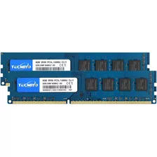 Kit Tecmiyo De 16gb (2x8gb) Ddr3 / Ddr3l 1600mhz Udimm, Pc3-