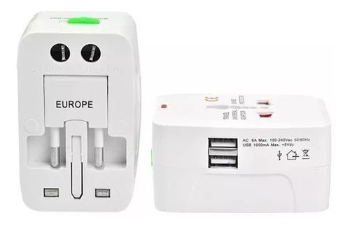 Adaptador Enchufe Universal Para Viajero