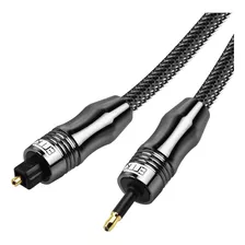 Emk Mini Cable De Audio Ptico Digital Toslink [nailon Trenza
