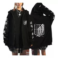 Sudadera Con Cremallera Attack On Titan, Anime, Hombre,