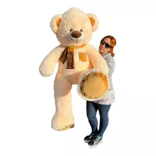 Oso De Peluche Gigante Mide Metro Y Medio +perfume +moño 