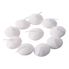 12 Mini Velas Flotantes Blancas Sin Humo, Ideales Para Bodas