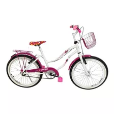 Bicicleta Aro 20 Infantil Passeio Wrp Aero Sereia C/ Cesta