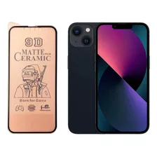 Vidrio Cerámico Matte Antihuella Para iPhone 13