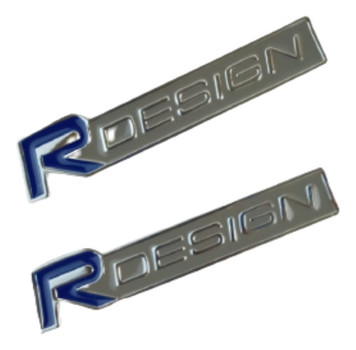 Emblema Adherible R Design (para Volvo) Rojo Y Azul Cr Ic Foto 3