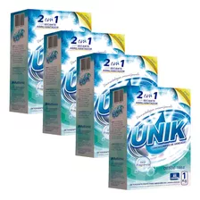 4x Detergente P Lava-louças Unik Em Pó Caix 1 Kg S/ Fragranc