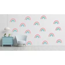 Vinilo Infantil Arcoiris Color Decorativo Plancha 60cm