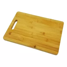 Tabla Picar Asado Bambú 35cm X 25cm Picadas Mor - Garageimpo