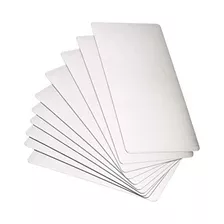 Tarjeta De Metal Blanco, 100x50x0.4mm, Acero Inoxidable...