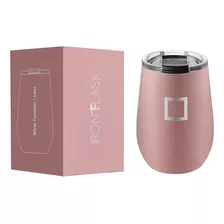 Vaso De Vino Aislado Tapa Oro Rosa, 14 Oz Tapa Prueba ...