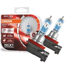 Lâmpada H11 Osram Night Breaker Laser 3900k 55w +150% Luz