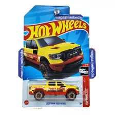 Pickup Hot Wheels Raro Th 2020 Ram 1500 Rebel Hkl04 Amarelo