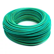 Cable 1x2mm 100m Tierra Bicolor Cablinur Flc02t