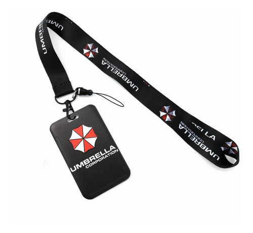 Umbrella Corp Soporte De Tarjeta Identificación Con Correa