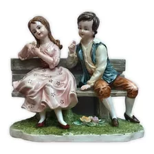 Porcelana Japonesa Kato Kogei Lladro Figura Galante Antigua