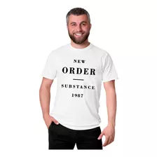 Camiseta Masculina New Order Substance Música Eletrônica